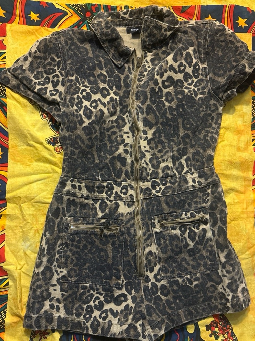Cheetah romper